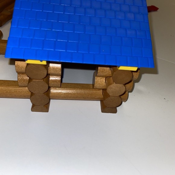 Lincoln Logs Centennial Edition Tin K’NEX Extra Pieces Cowboy Horses Set - Picture 7 of 12